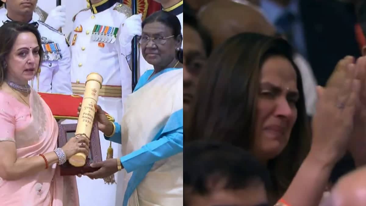 Hema Malini Celebrates Dharmendra With Padma Vibhushan Award