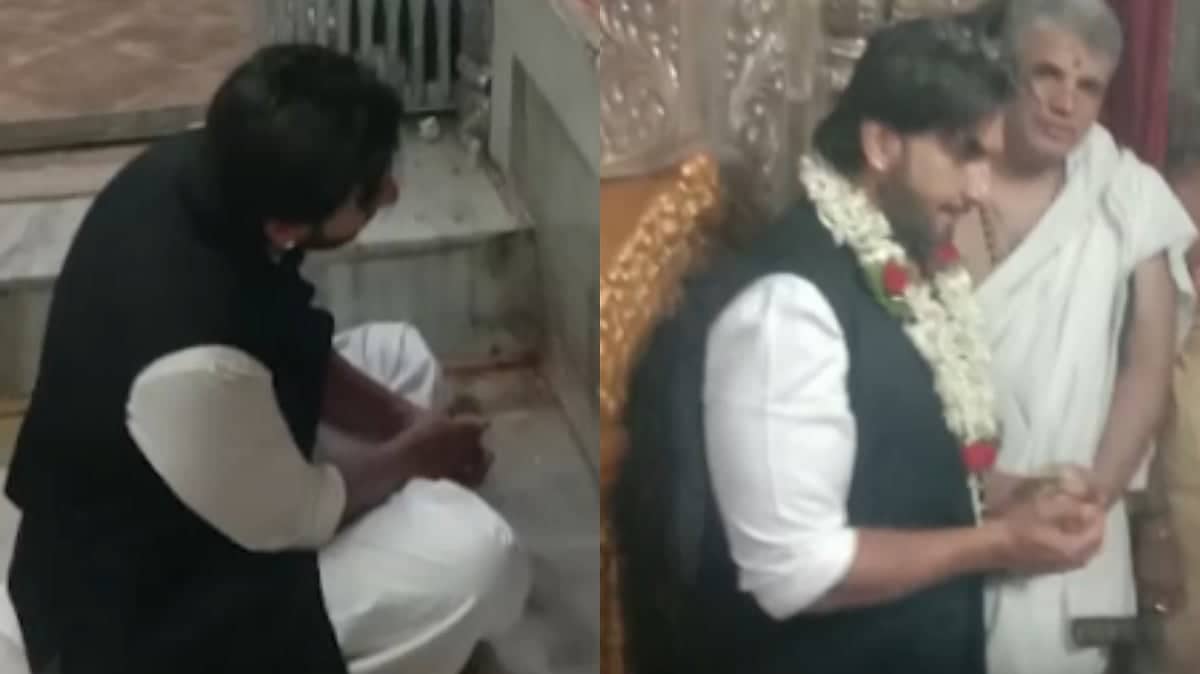 Ranveer Singh Enters Temple Like a Wizard Amid Don 3 Drama
