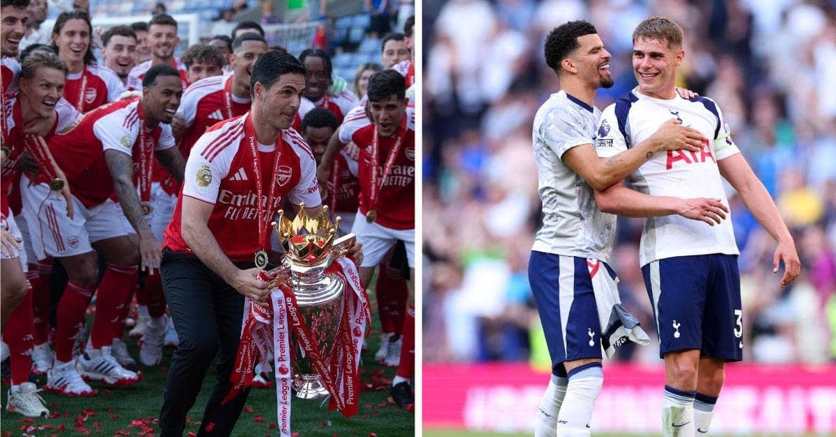 Arsenal and Spurs Celebrate Together After Title Win