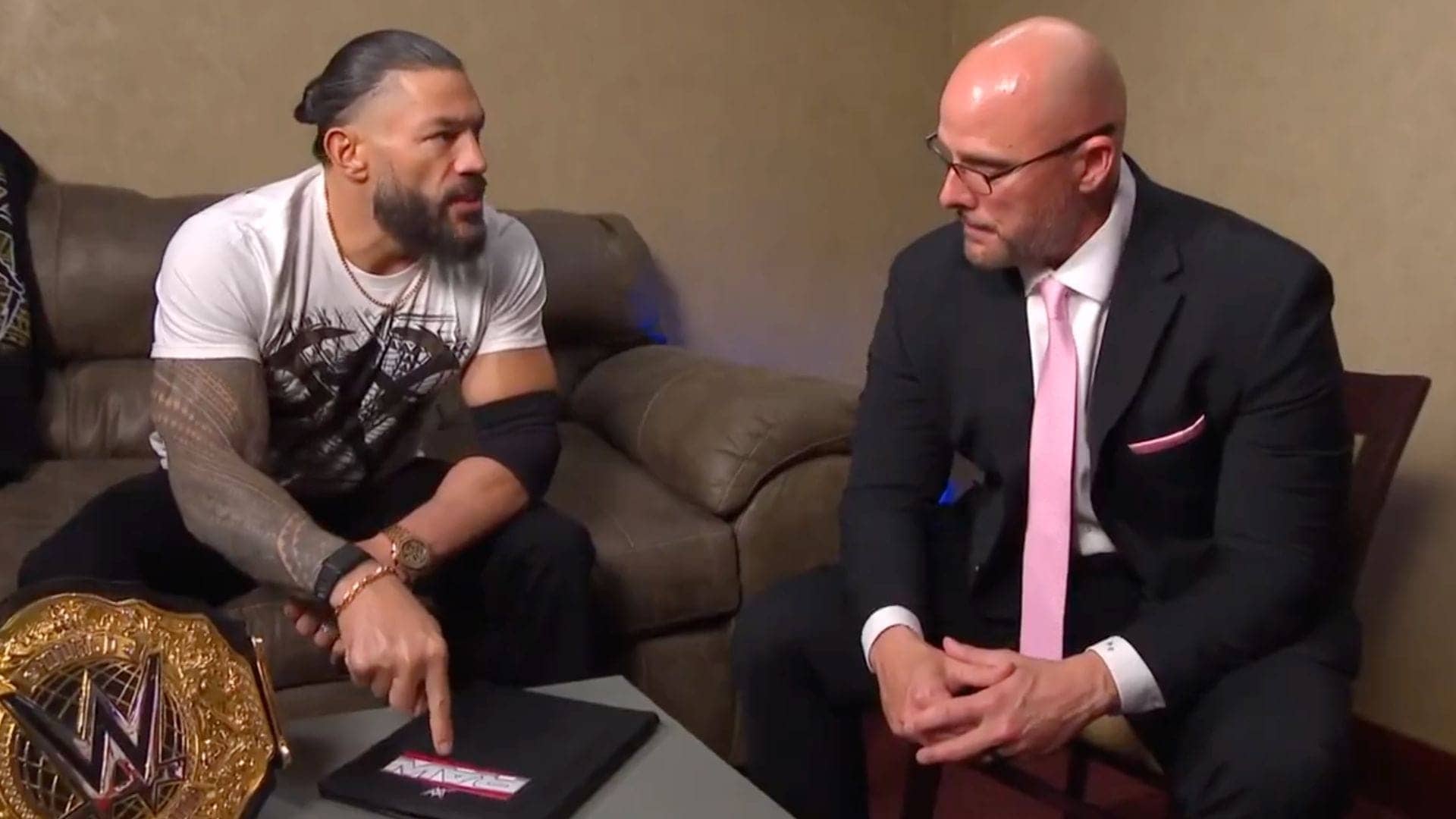 Adam Pearce's Three-Word Zinger After Meeting Reigns
