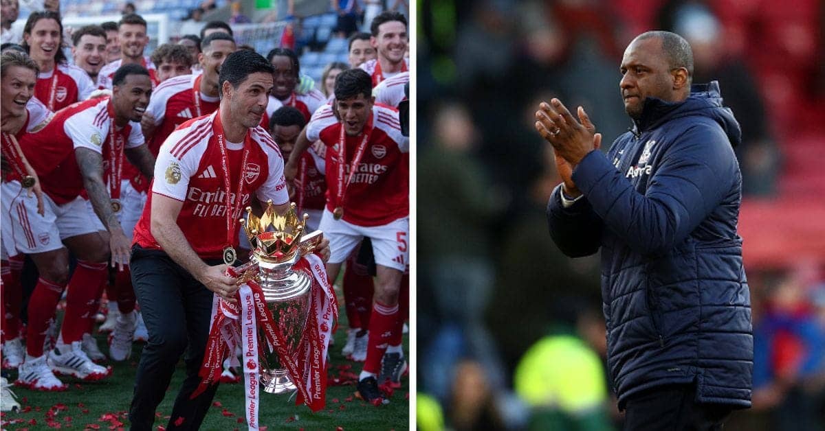 Patrick Vieira Cheers on Declan Rice After Arsenal's Win