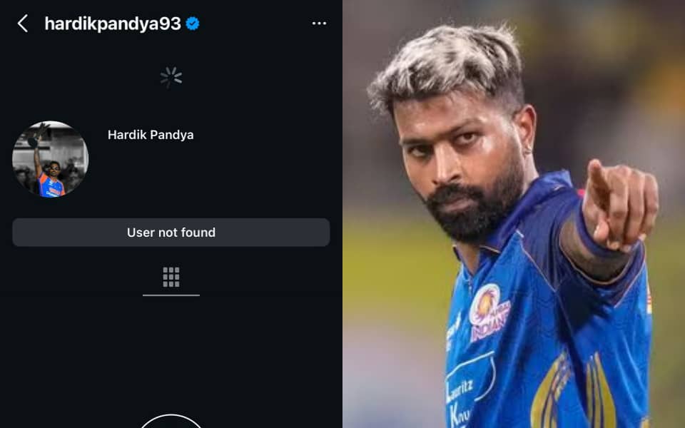 Hardik Pandya Presses Pause on Instagram After IPL Ups and Downs