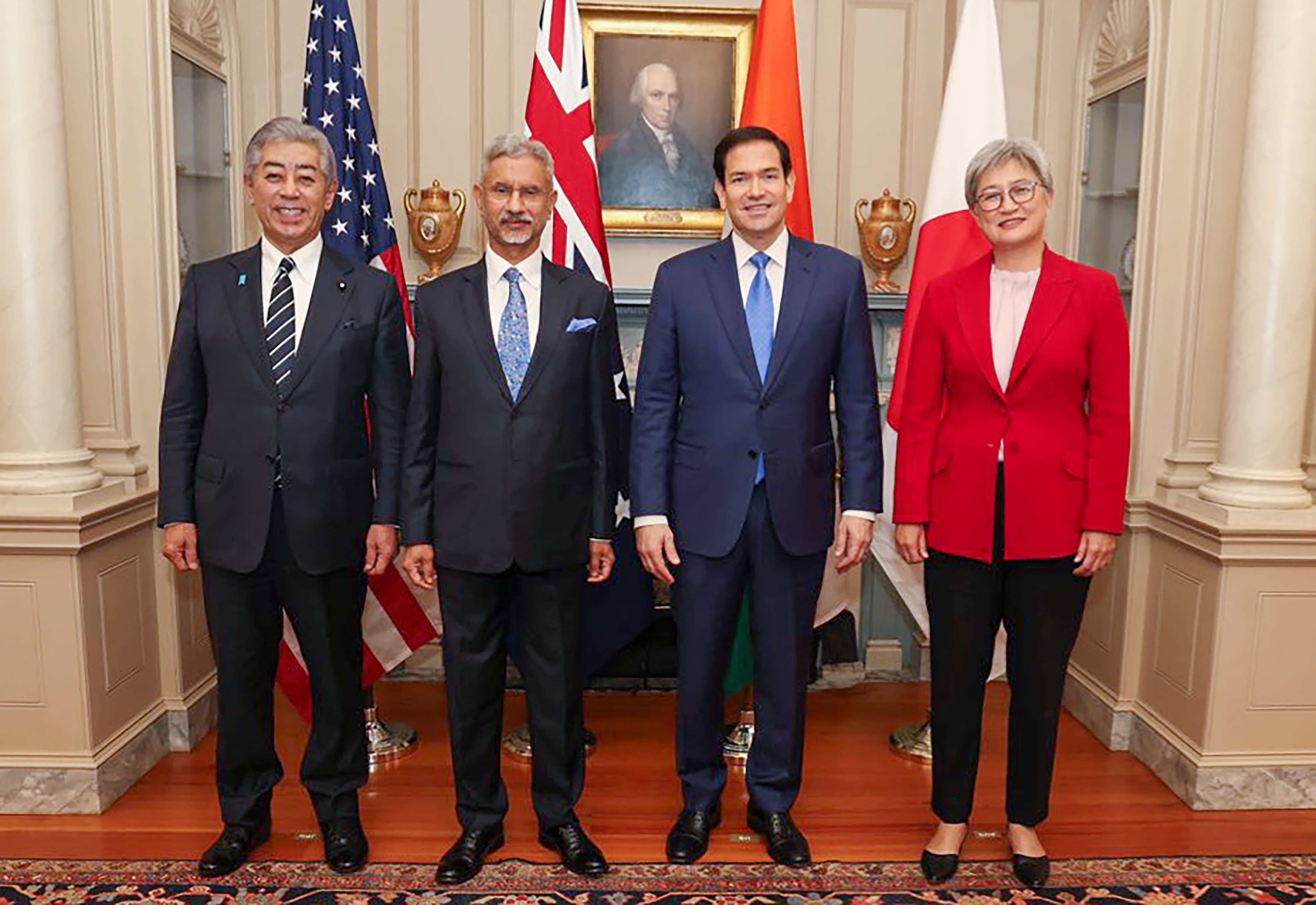 Quad Foreign Ministers Team Up in New Delhi for Strategy