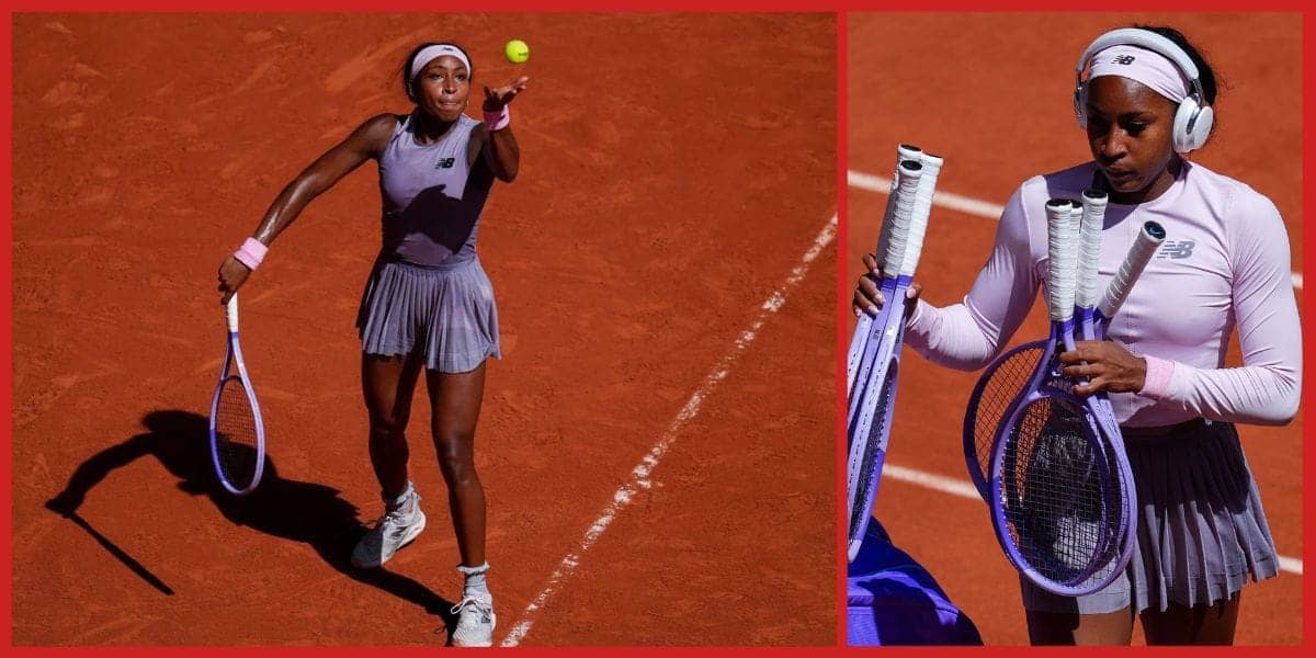 Coco Gauff Keeps It Cool with Fridge Rackets at French Open