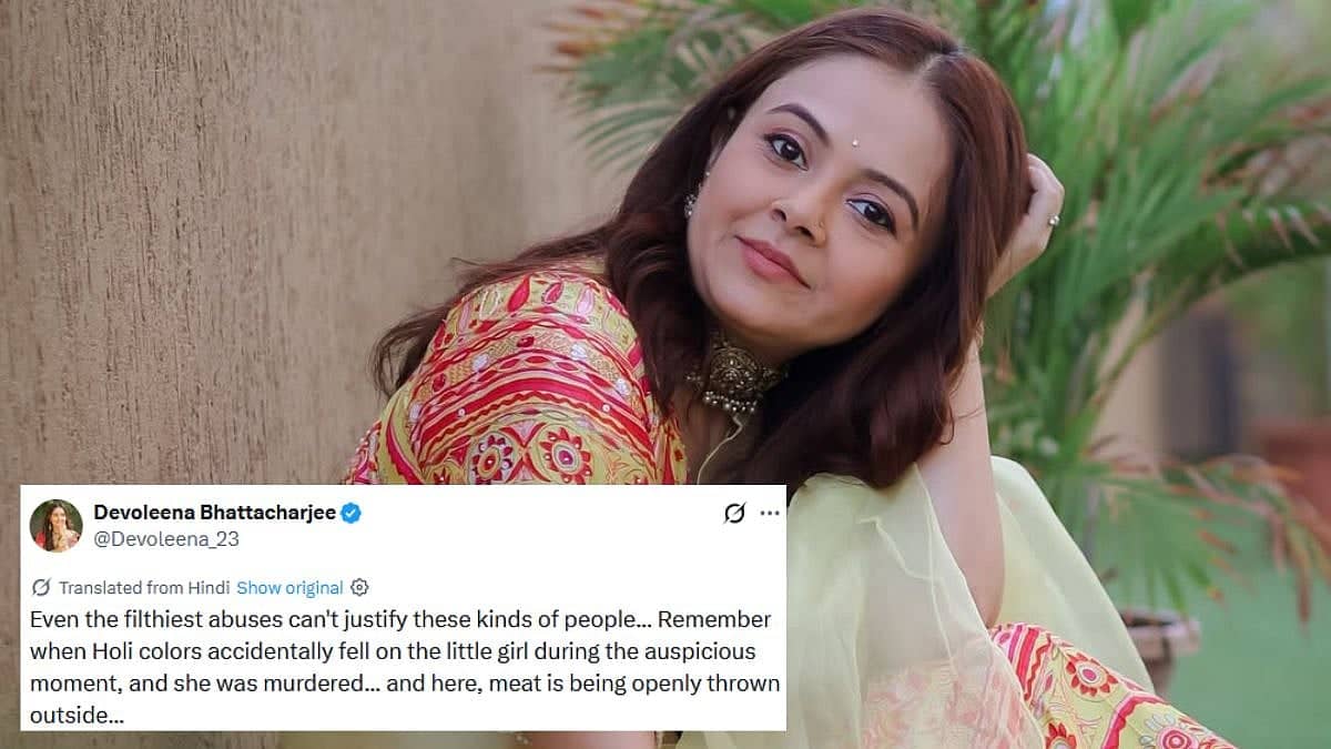 Devoleena Bhattacharjee Upsets Over Viral Meat-Throwing Video