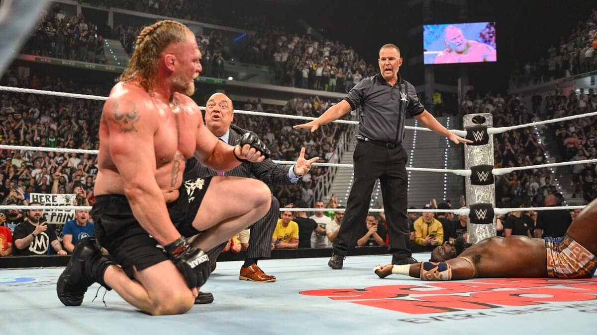 Brock Lesnar Triumphs Over Oba Femi at WWE Clash in Italy