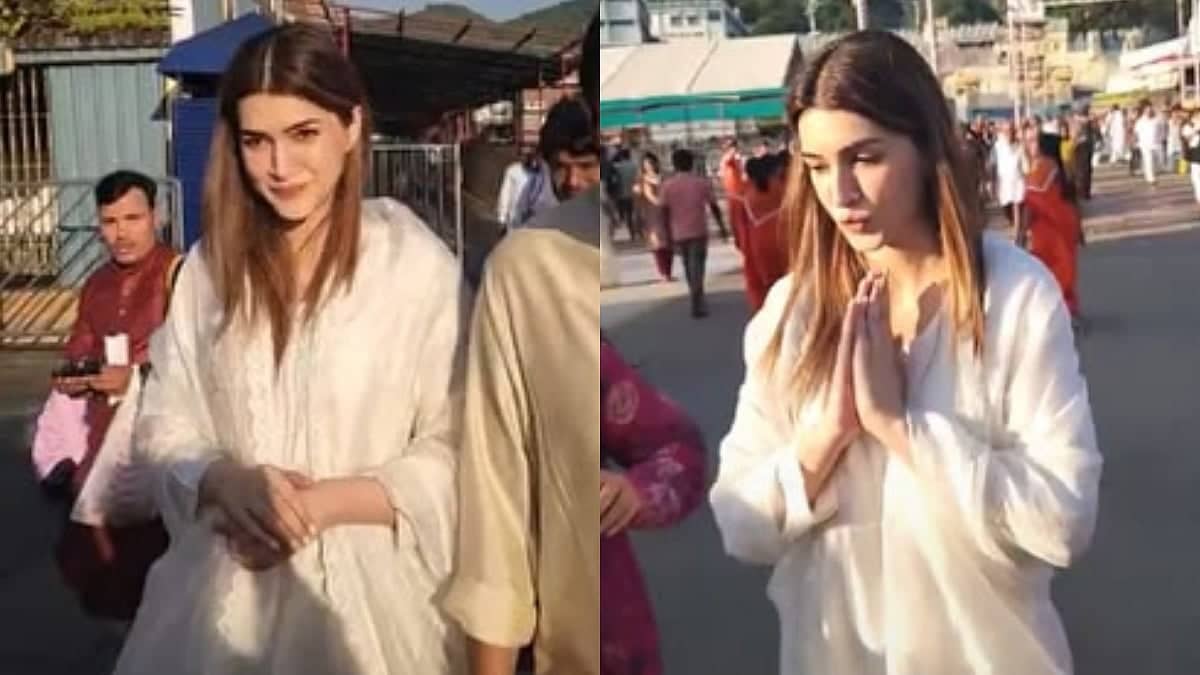 Kriti Sanon Seeks Blessings Before Cocktail 2 Release