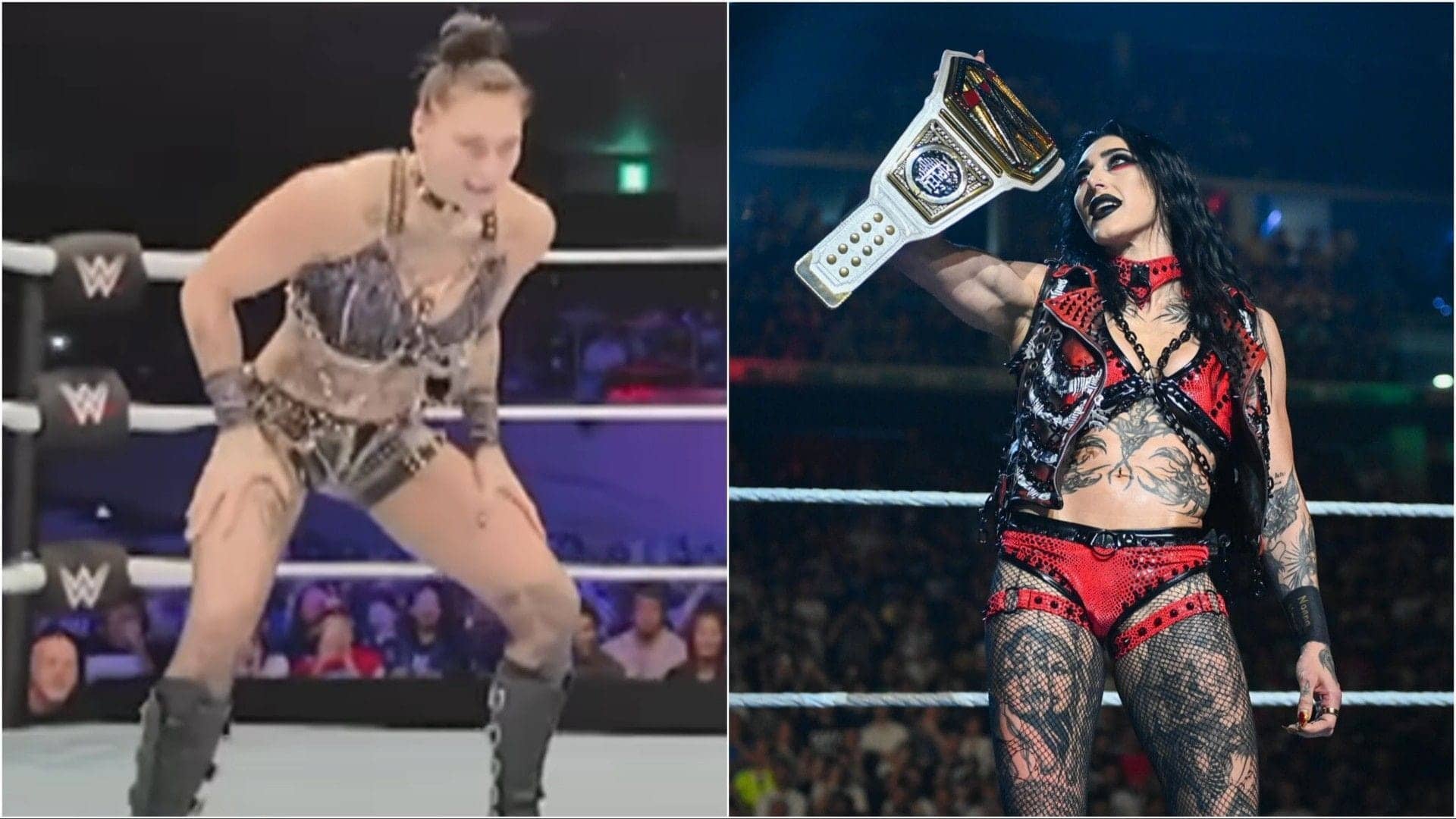 Rhea Ripley Gets Playful Slap from Charlotte Flair in Ring