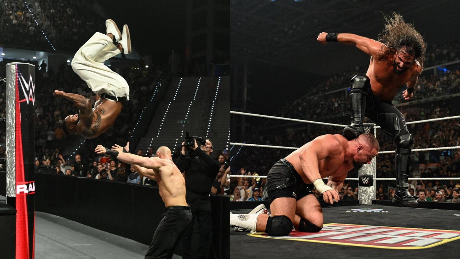 Montez Ford Helps Seth Rollins Win in WWE RAW Showdown