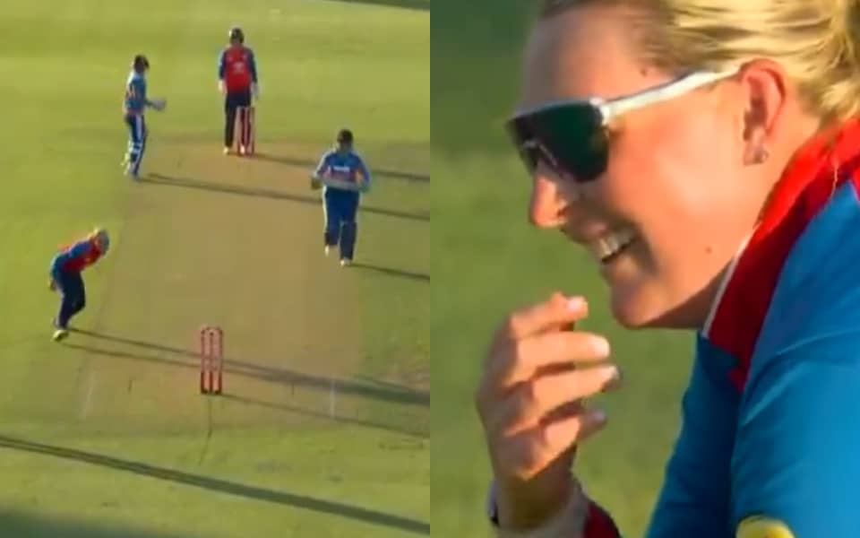 Sophie Ecclestone's Comedic Blunder in T20I Against India