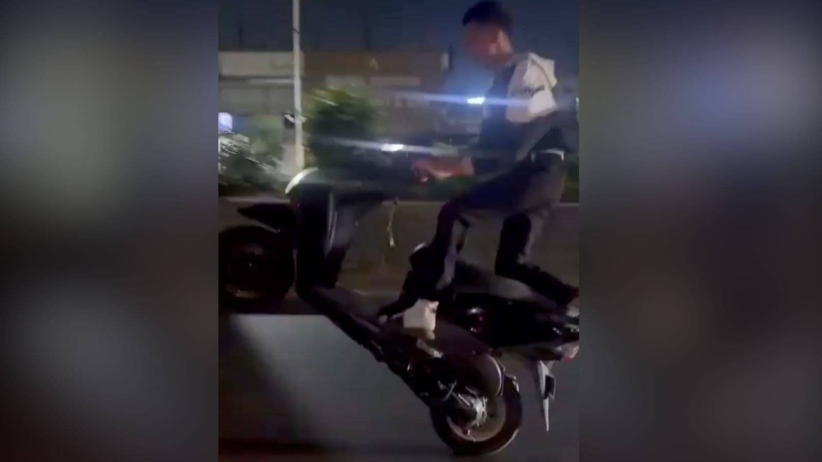 Teen Delivery Guy Busted for Wild Motorcycle Stunts