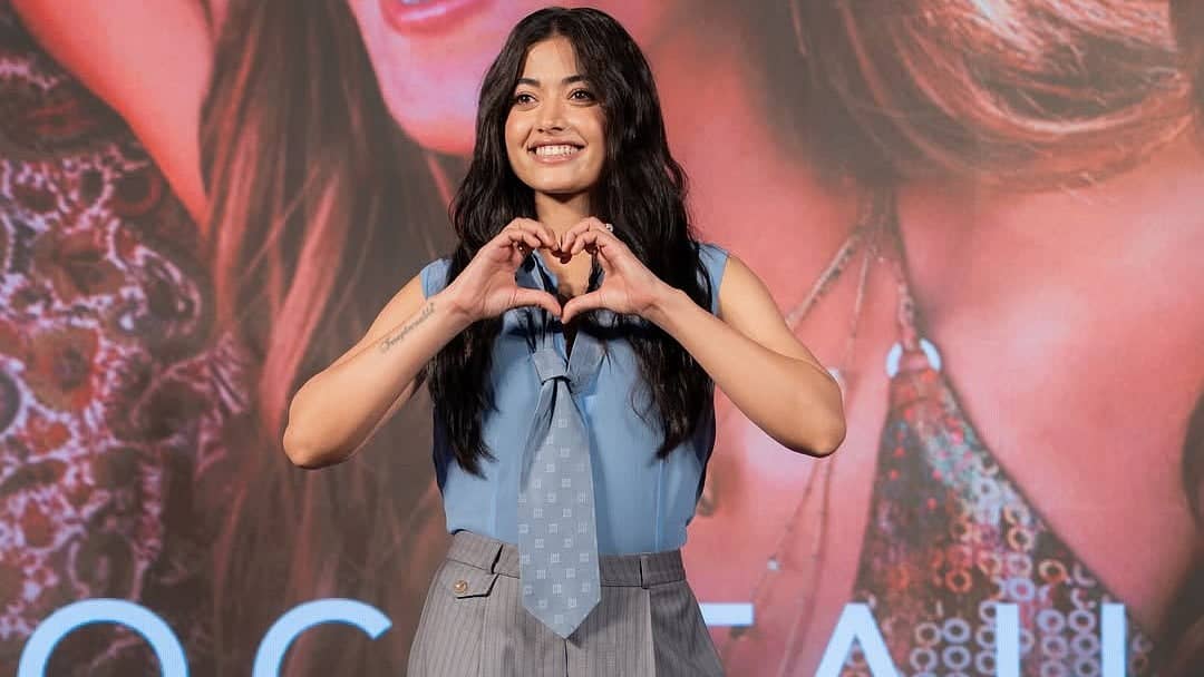 Rashmika Mandanna Dazzles At Cocktail 2 Trailer Launch
