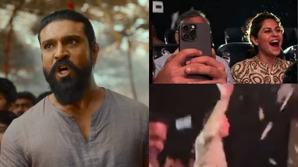 Upasana Cheers for Ram Charan's 'Peddi' with Confetti Fun