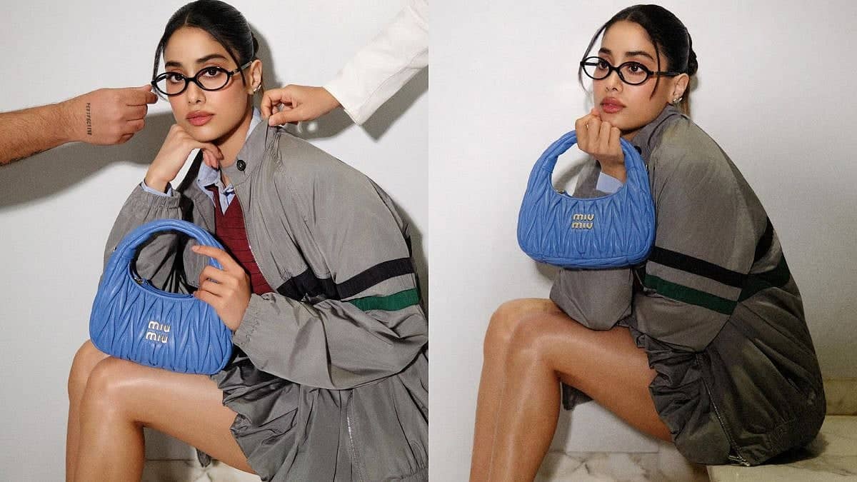 Janhvi Kapoor Dazzles in Miu Miu at Mumbai Event Launch