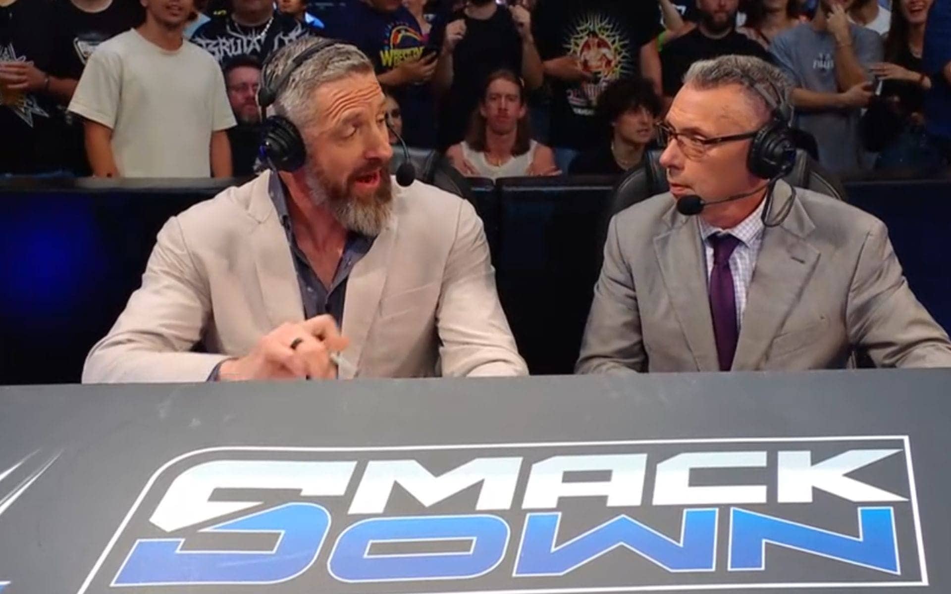 Gunther Goes Wild, Destroys Announce Tables on SmackDown
