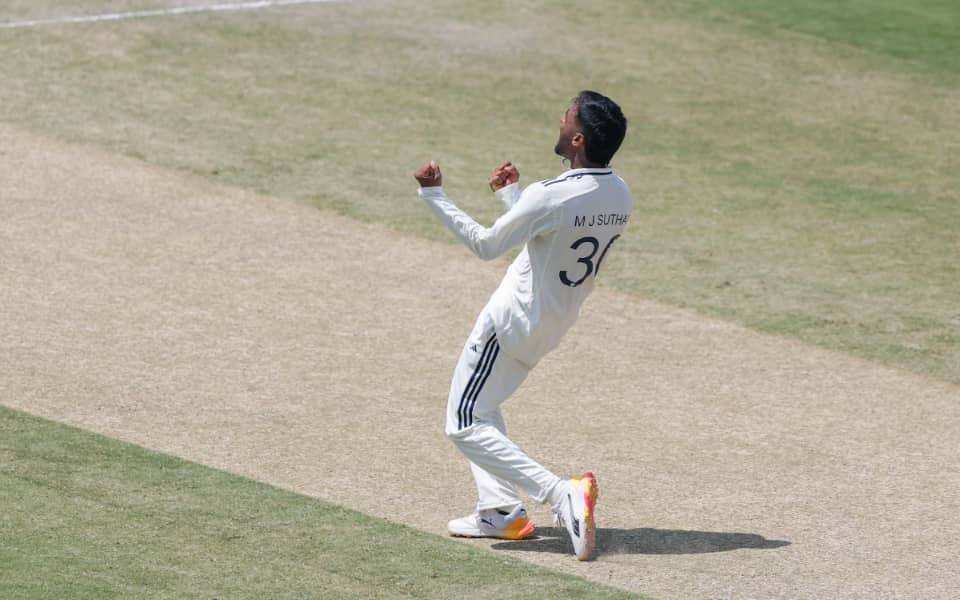 Suthar's Debut: Seven Wickets and a Massive Win!