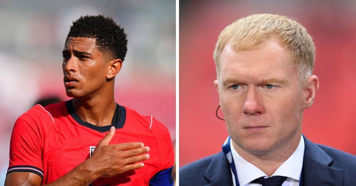 Scholes Thinks Bellingham Isn't a No. 10 for England's Squad