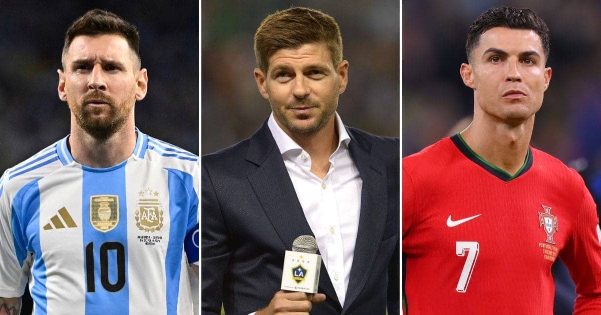 Gerrard Says Ronaldo Was Tougher Than Messi at World Cup