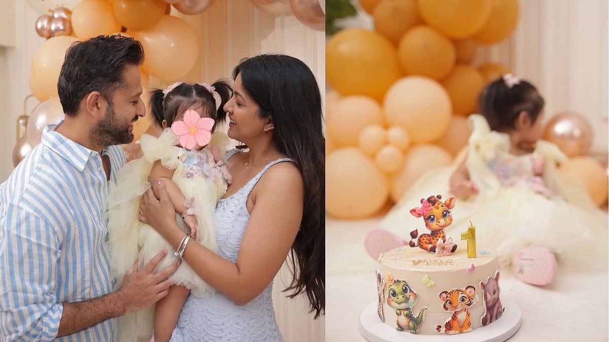 Vatsal Sheth and Ishita Dutta Celebrate Veda's 1st Birthday