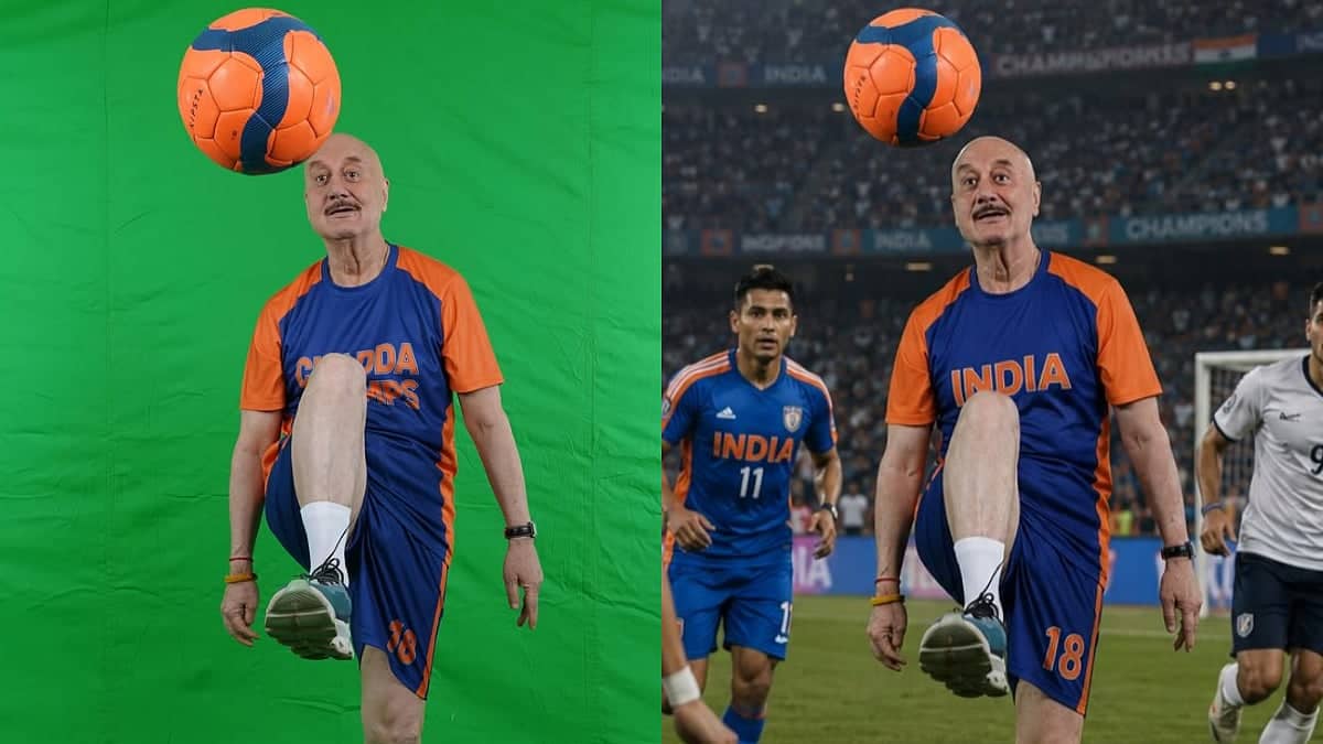 Anupam Kher Scores Big in Imagination on Ad Shoot