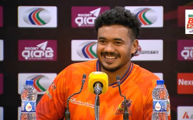 Taskin Ahmed Celebrates Bangladesh's ODI Win Over Australia