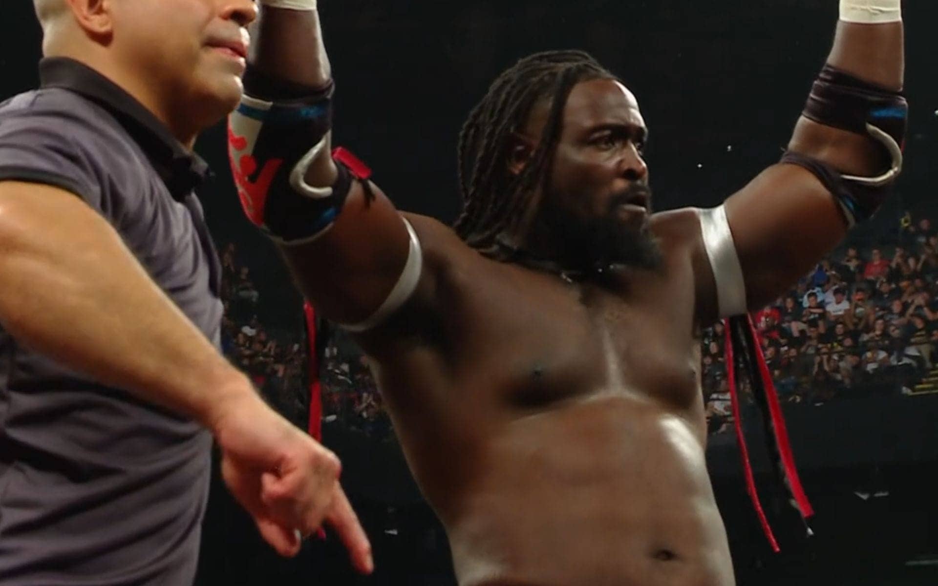 Oba Femi Crushes Champ and Heads to King of the Ring Finals