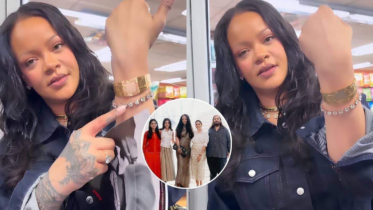 Rihanna Shows Off ₹2.2 Crore Bracelet From Ambani Family