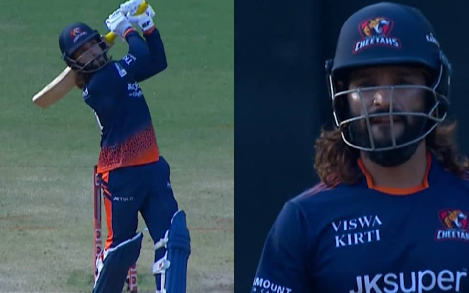 [WATCH] Rajat Patidar's monstrous six goes out of Holkar Stadium