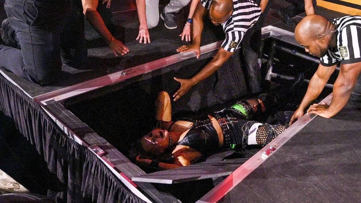 Anime Girl's Wild Leap: WWE Star's Top Rope Mishap