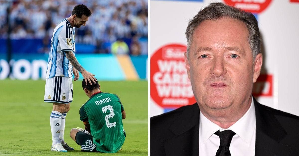 Piers Morgan Calls Out Messi's 'War Crime' Tackle
