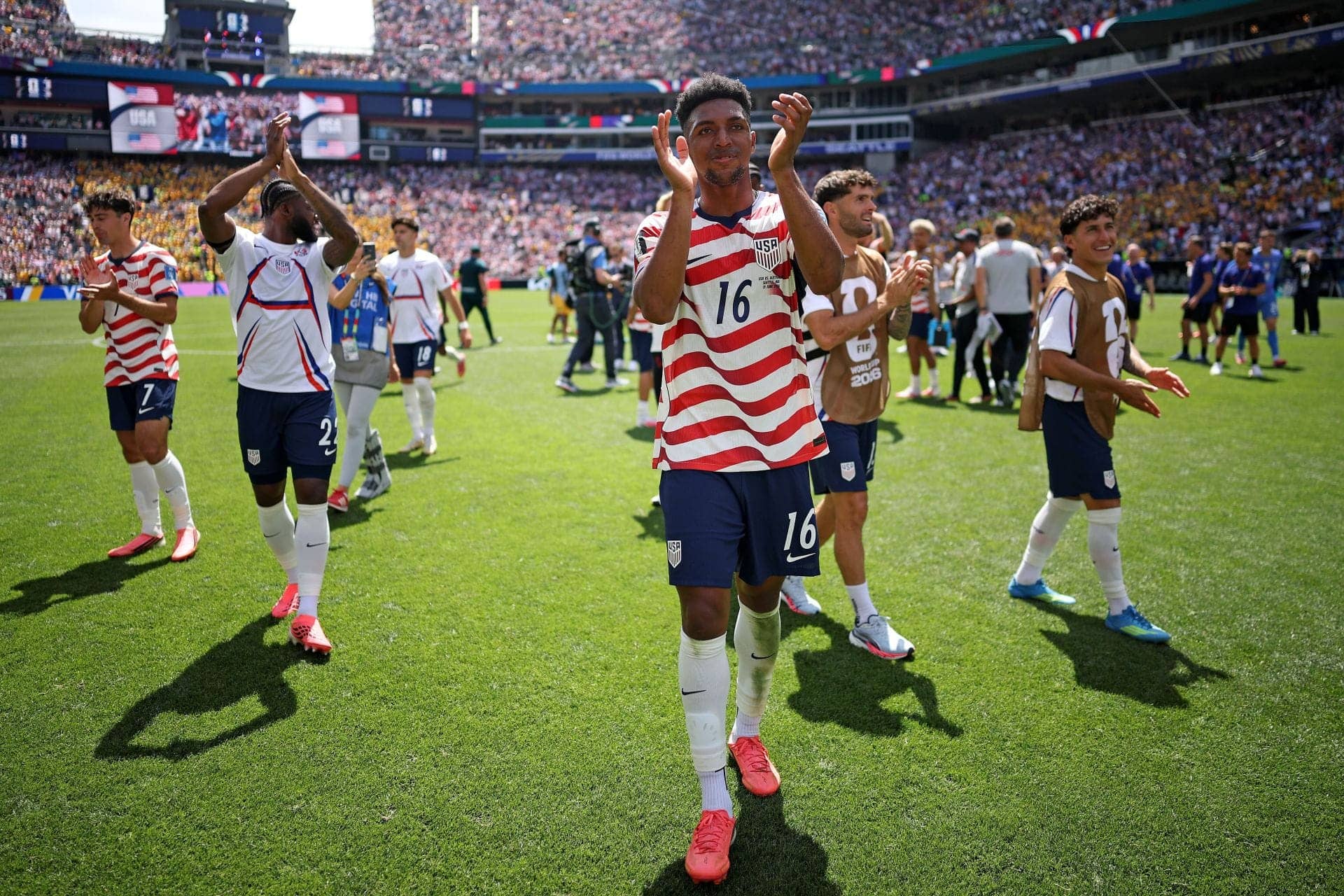 USA Soars Past Australia 2-0 in World Cup Clash