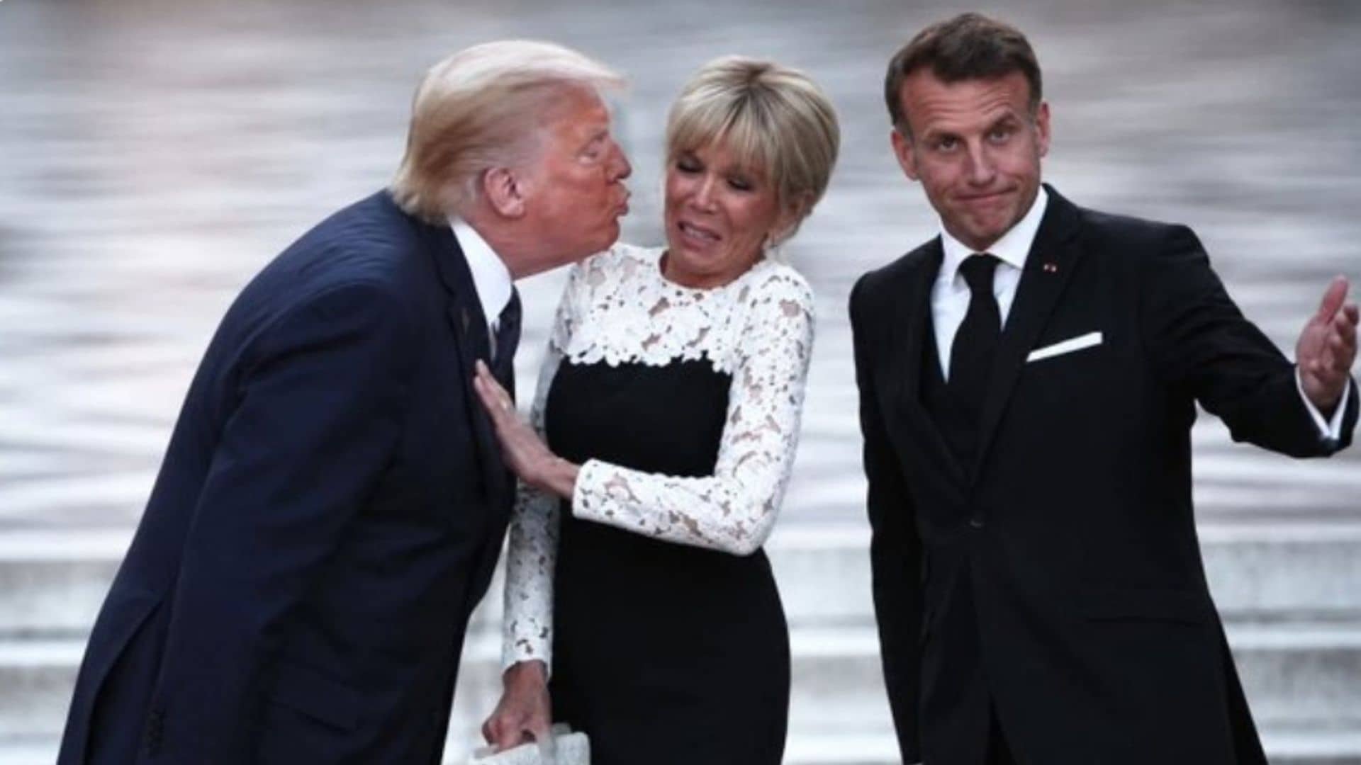 Brigitte Ne Trump Ki Kiss Ko Kiya Dodge, Video Ho Gaya Viral!