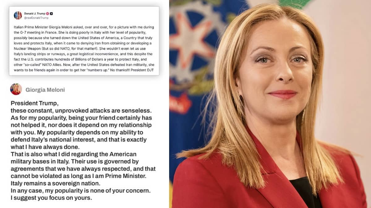 Giorgia Meloni Gives Trump a Friendly Reminder About Ratings