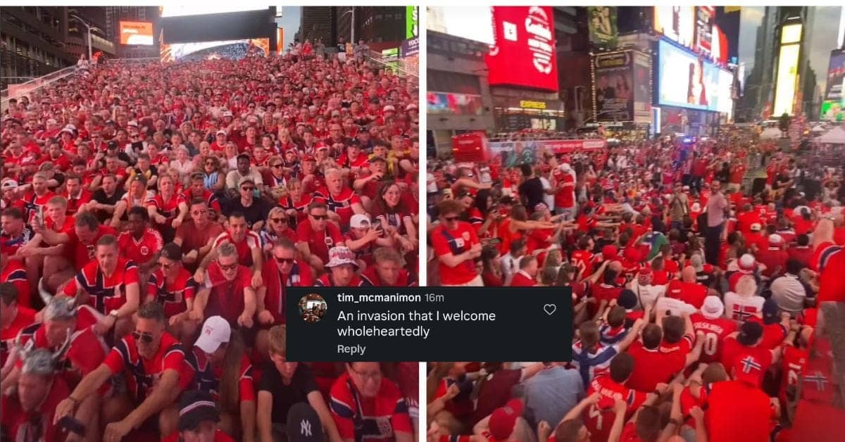 Norway Fans Ka Viking Row: Times Square Mein Dhamaka!