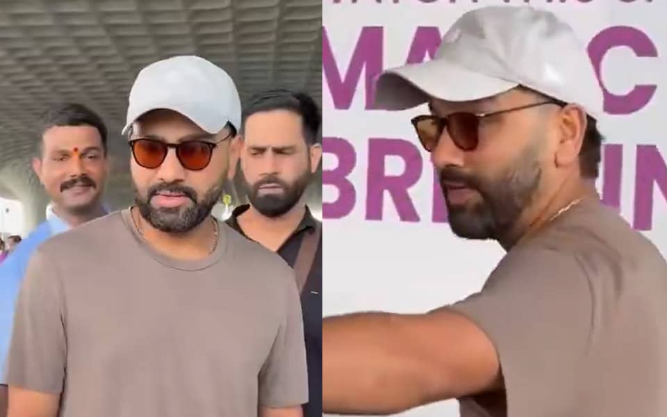 Rohit Sharma Saves Fan From Bodyguard at Airport Showdown