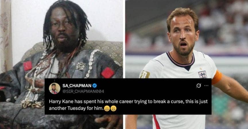 Ghanaian Witch Doctor Aims to Curse Harry Kane—Fans Laugh