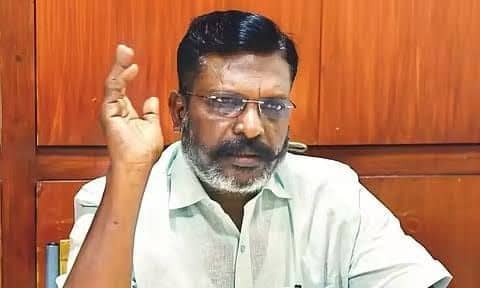 Thirumavalavan Rallies Party Buddies for Mekedatu Chat