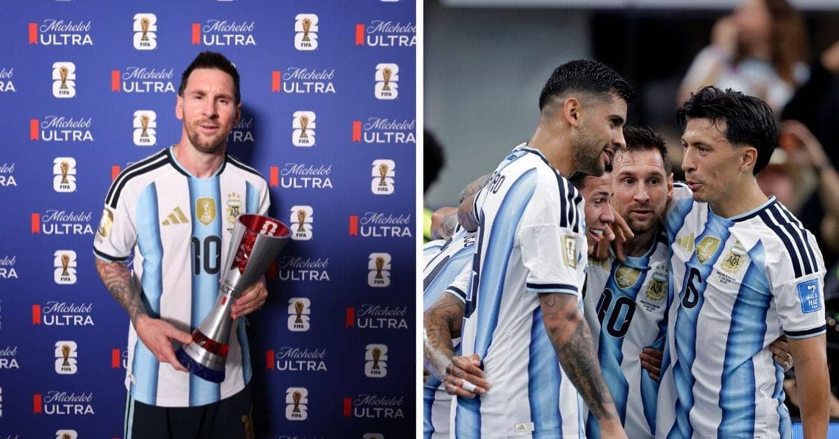 Lisandro Martinez Says Messi Is Alone At The Top After Win