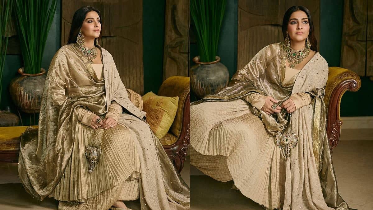 Sonam Kapoor Ka Jalwa: Dhoti-Kurta Aur Gajraj Bag Ki Dhamal