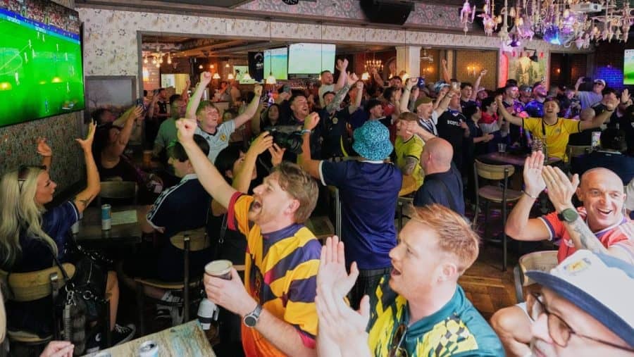 World Cup Fans Stunned by USA Soccer Fan Frenzy