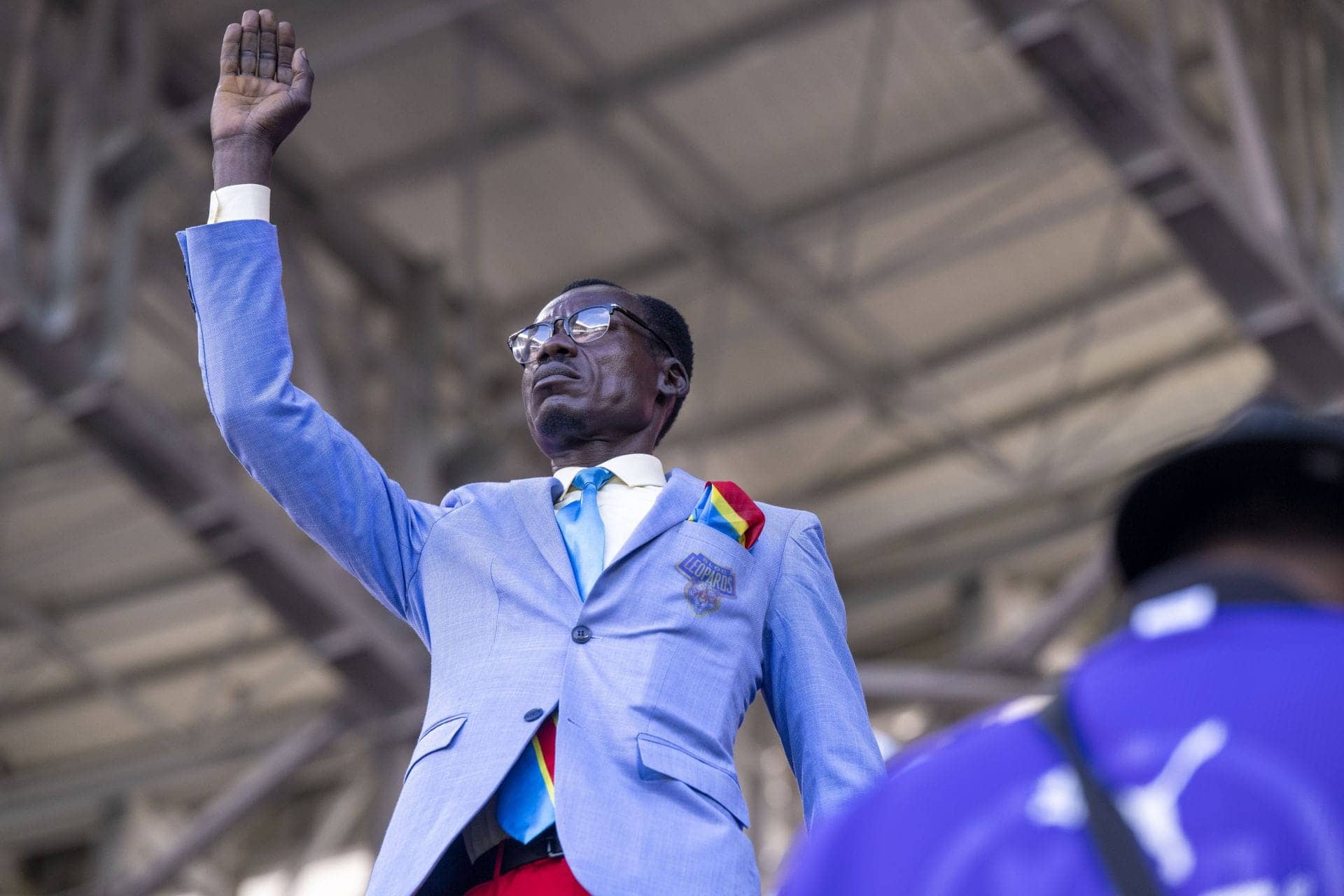 Meet Lumumba Vea, DR Congo supporter set to make FIFA World Cup debut, who stands still during matches