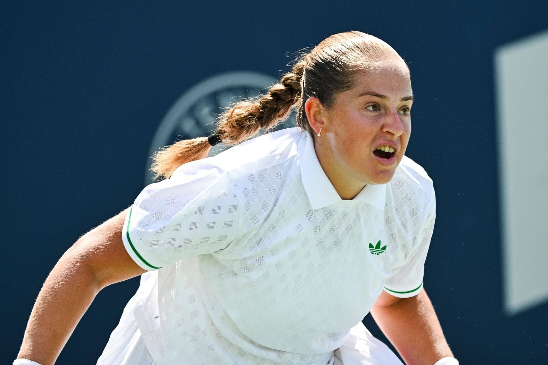 WATCH: Chaos erupts as Jelena Ostapenko shocked by loud scream & coughing during Eastbourne Open 1R