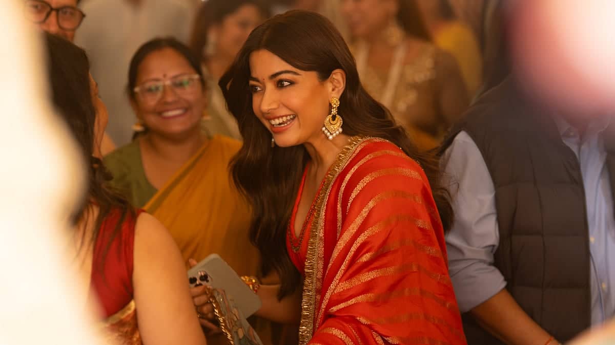 Rashmika Mandanna Wows in ₹33,000 Orange Kurta Set