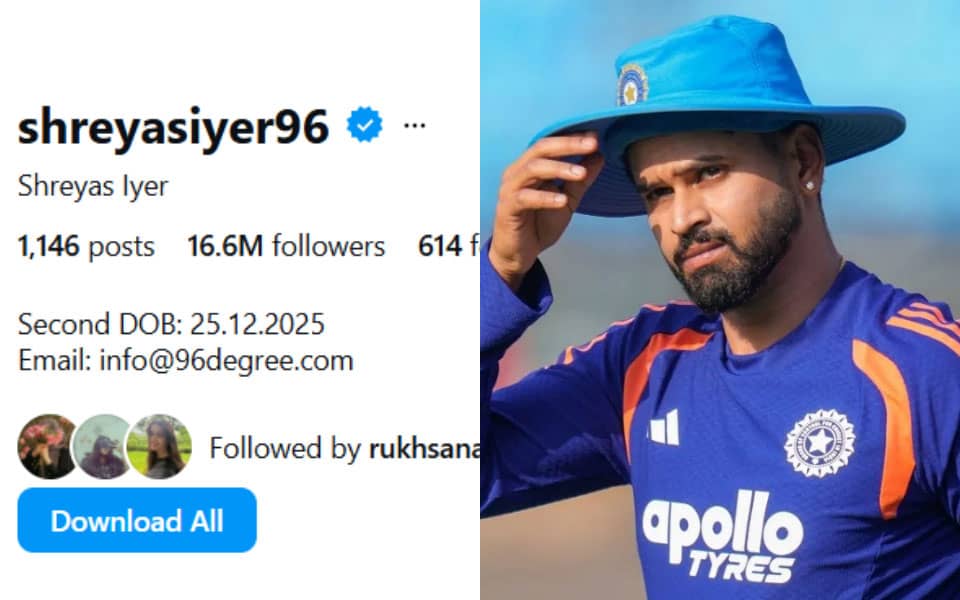 Shreyas Iyer Revamps Instagram Ahead of T20I Captaincy