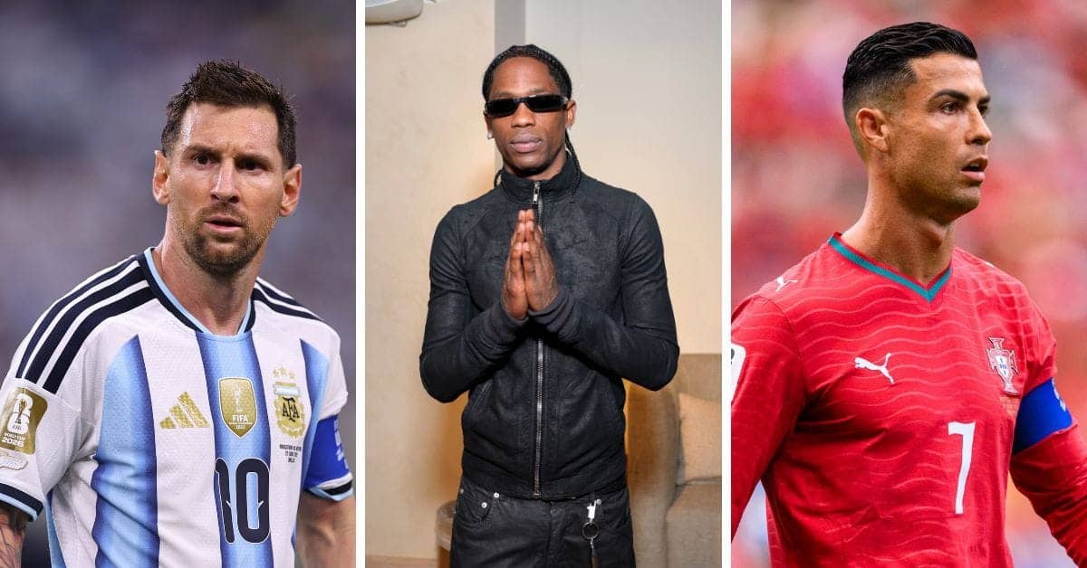 Travis Scott Calls Ronaldo And Messi His World Cup Heroes