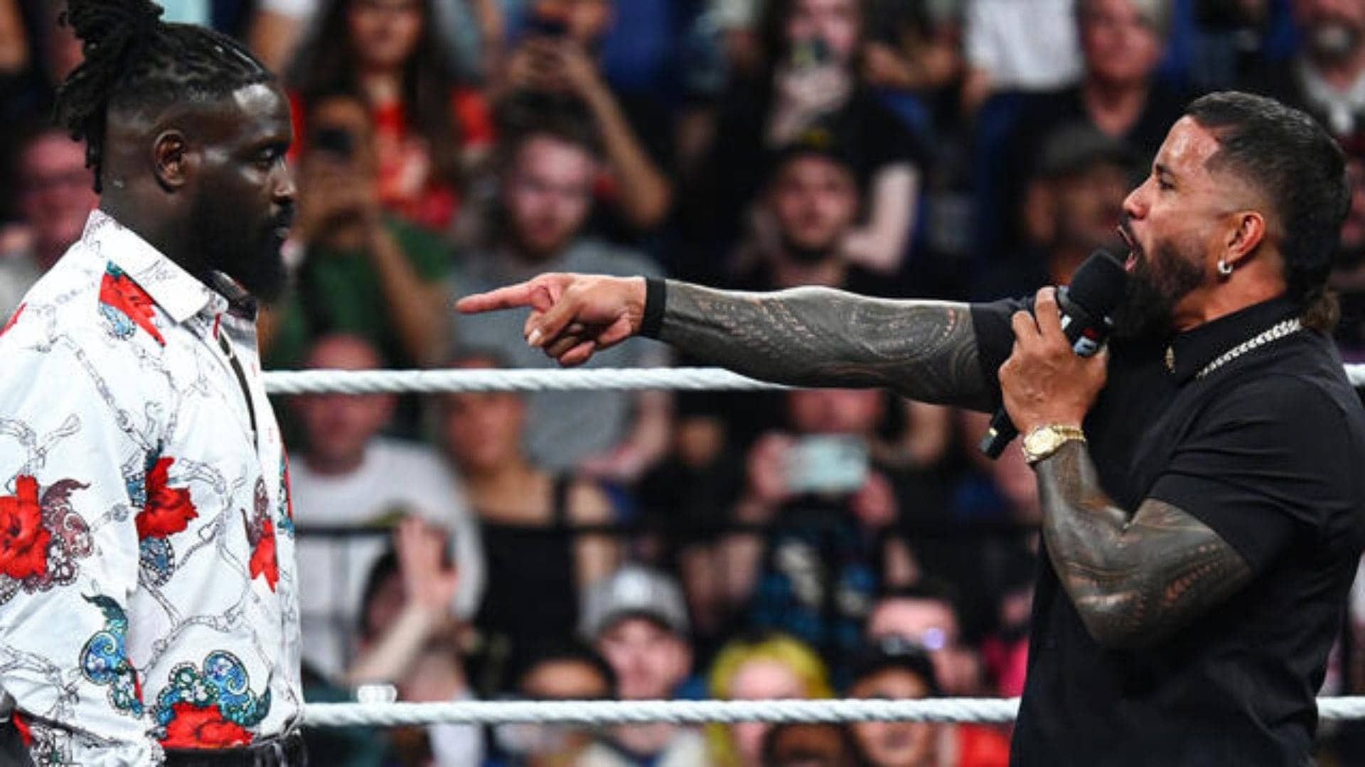 Jey Uso sends 3-word message ahead of WWE King of the Ring Final against Oba Femi