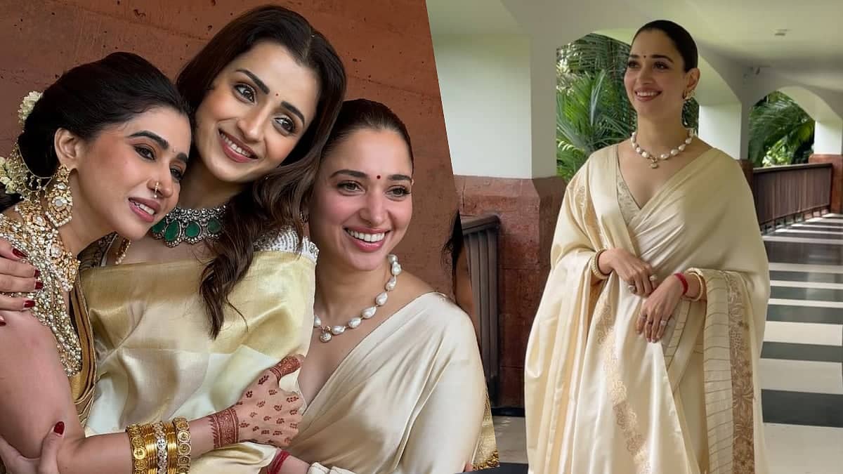 Tamannaah and Trisha Shine Bright at Goa Wedding Glam Fest