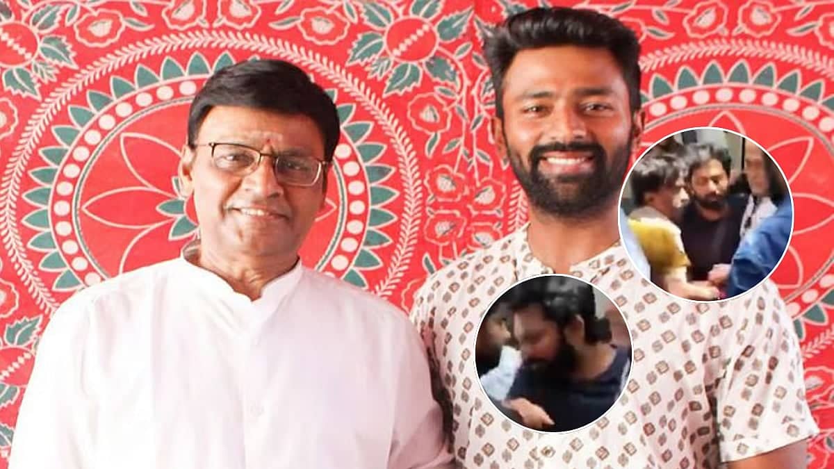 K Bhagyaraj's Son Shanthanu Bhagyaraj Looks Devastated, Cries Inconsolably After Father's Death; Heartbreaking Visuals Surface