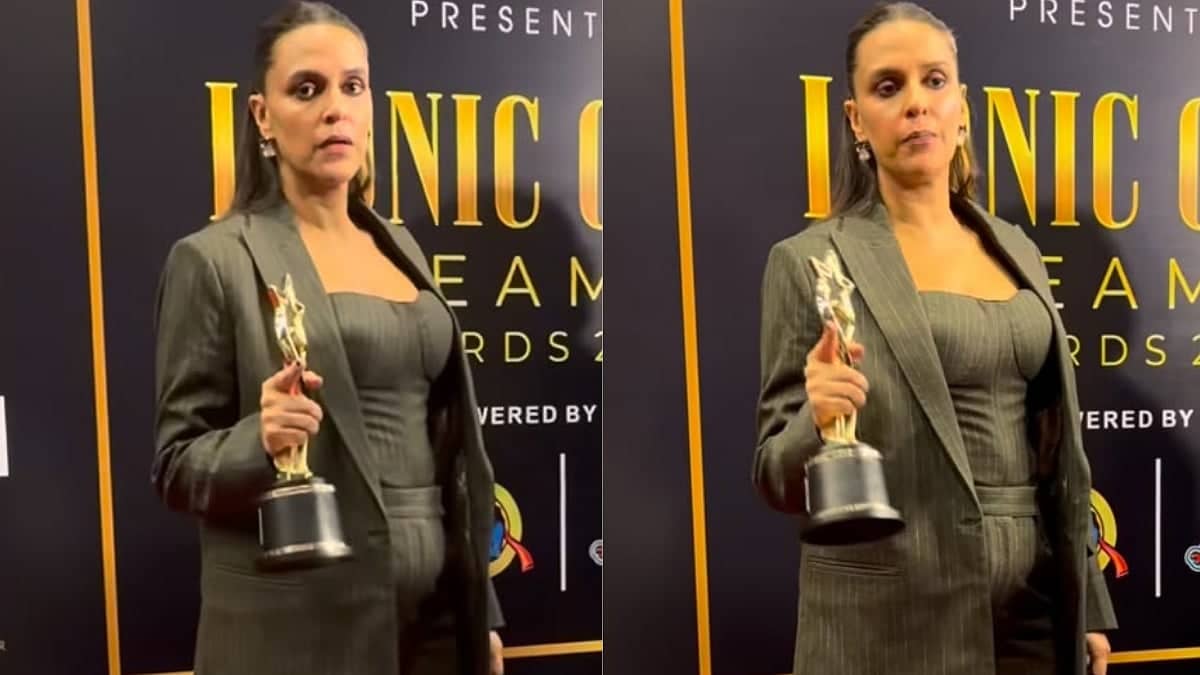 Neha Dhupia Schools Paps on Privacy at Mumbai Event