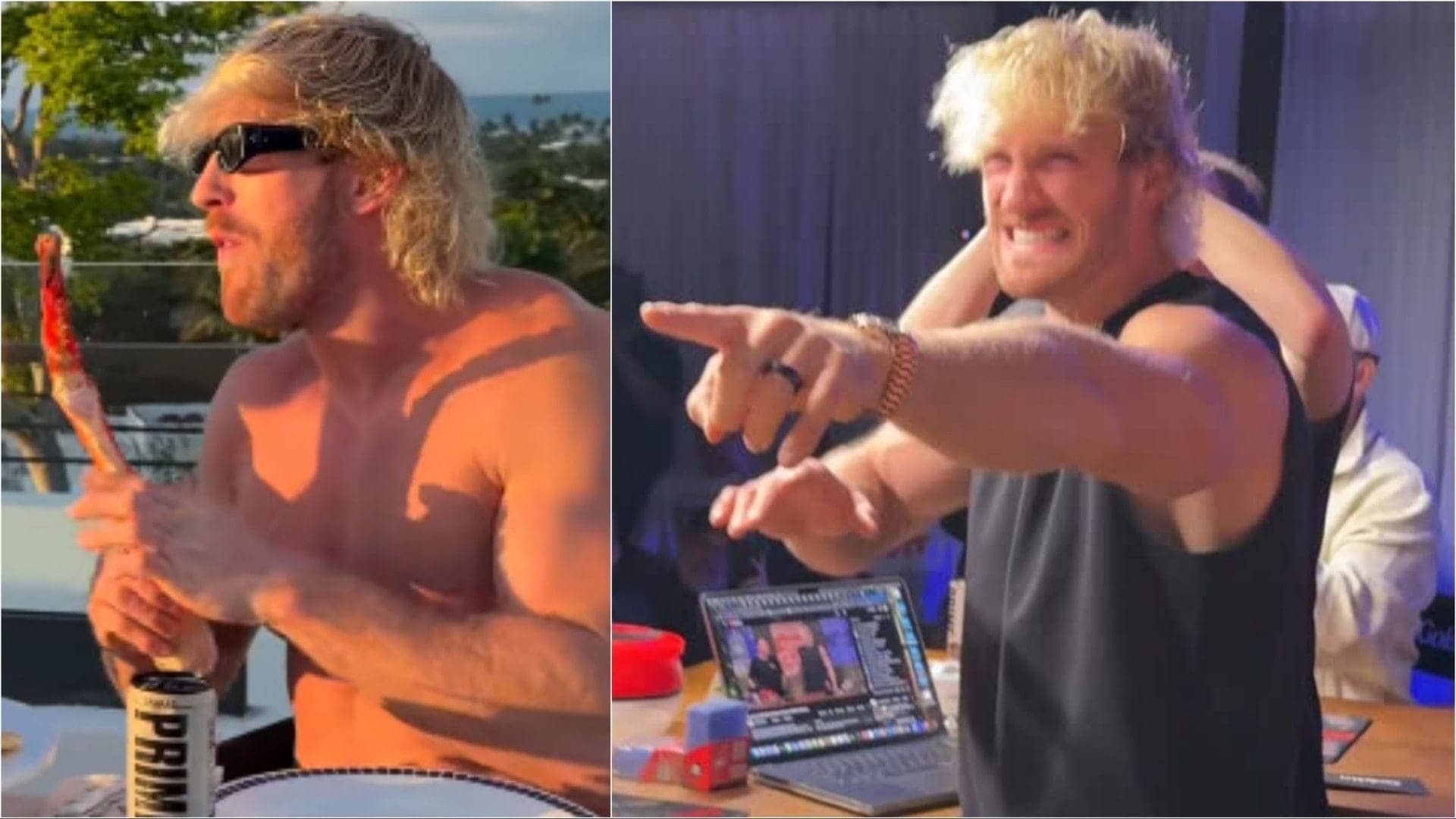 Logan Paul Turns Austin Theory Into a Party Animal